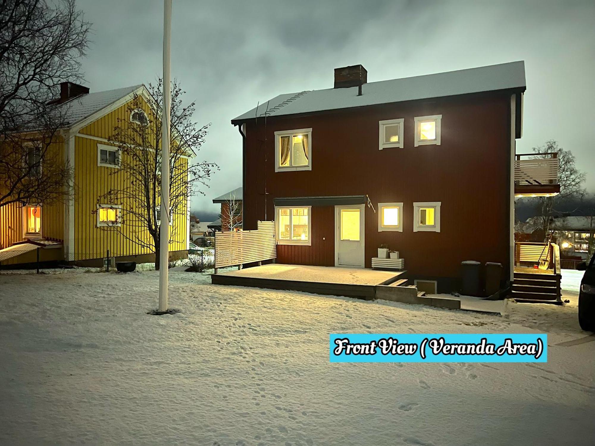 Kiruna Accommodation Vintergatan 5B, Villa For 10 Person エクステリア 写真